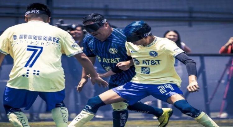 Club América presenta su equipo profesional para personas con discapacidad visual
