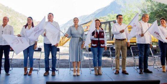 Indira Vizcaíno da banderazo de inicio a ampliación de la autopista Colima-Manzanillo