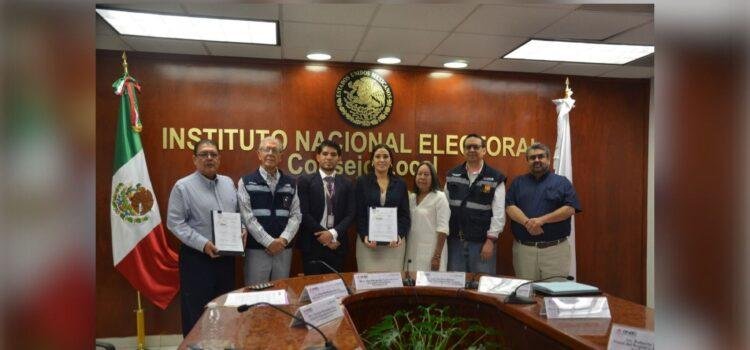 INE e IEE firman convenio de colaboración para la elección del Poder Judicial Local INE e IEE firman convenio de colaboración para la elección del Poder Judicial Local