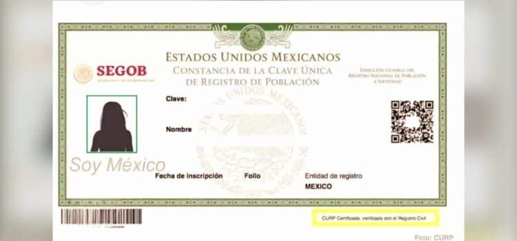 CURP biométrica será la nueva identificación oficial a finales de 2025