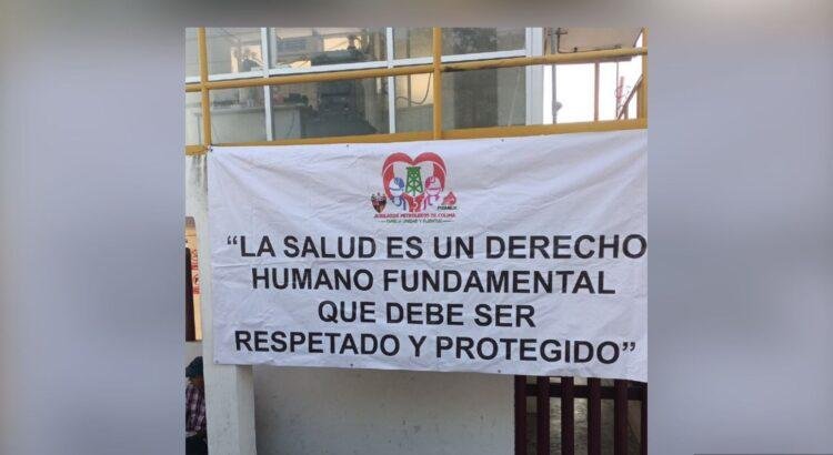 Jubilados de Pemex en Colima protestan por falta de atención médica