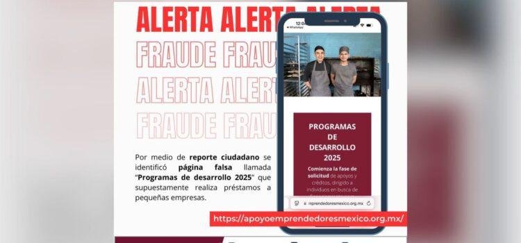Alertan sobre fraude en línea que ofrece apoyos a emprendedores en Colima