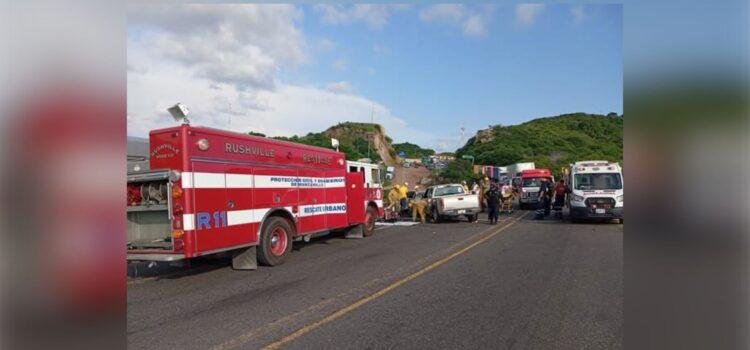 Accidente fatal en autopista Colima- Manzanillo Accidente fatal en autopista Colima- Manzanillo