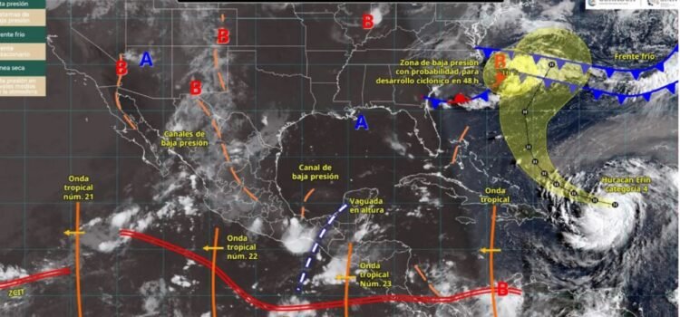 Colima enfrentará lluvias fuertes y rachas de viento por el monzón
