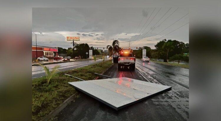 Fuertes lluvias dejan daños materiales en municipios del norte de Colima
