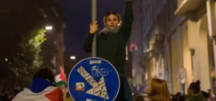 Miles marcharon en Europa a favor de Palestina