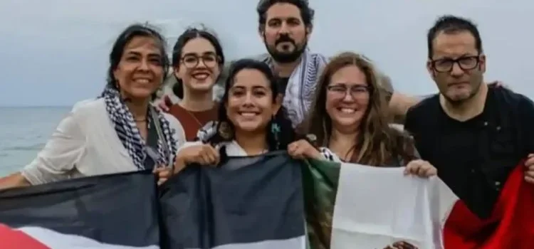 Detenidos en Israel seis mexicanos participantes en la flotilla Sumud
