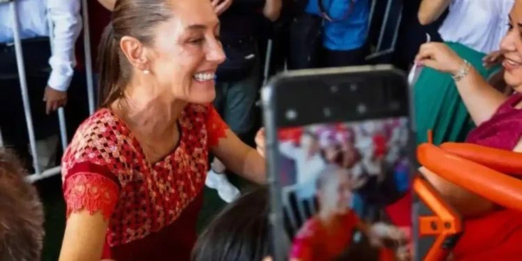 Celebró Claudia Sheinbaum su primer año como presidenta de México