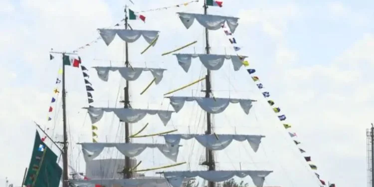 Regresa a Veracruz el Buque Escuela Cuauhtémoc