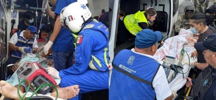 Colima envía 5 ambulancias a Michoacán tras ataque con explosivos