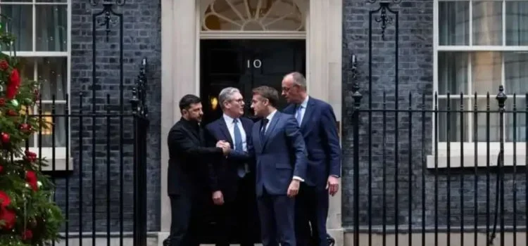 Afinan líderes europeos y Ucrania propuesta de plan de paz para enviar a Estados Unidos